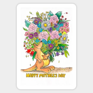 Kangaroo Mother's Day Sticker